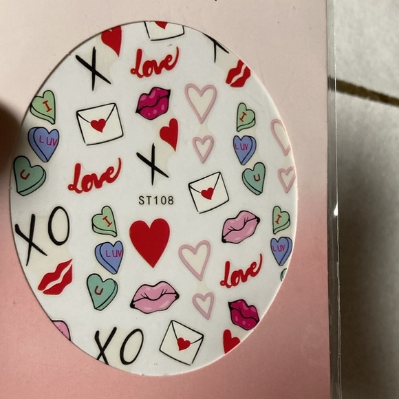 kiss me Other - Kiss me nail sticker just stick them onto your finger and toe nails